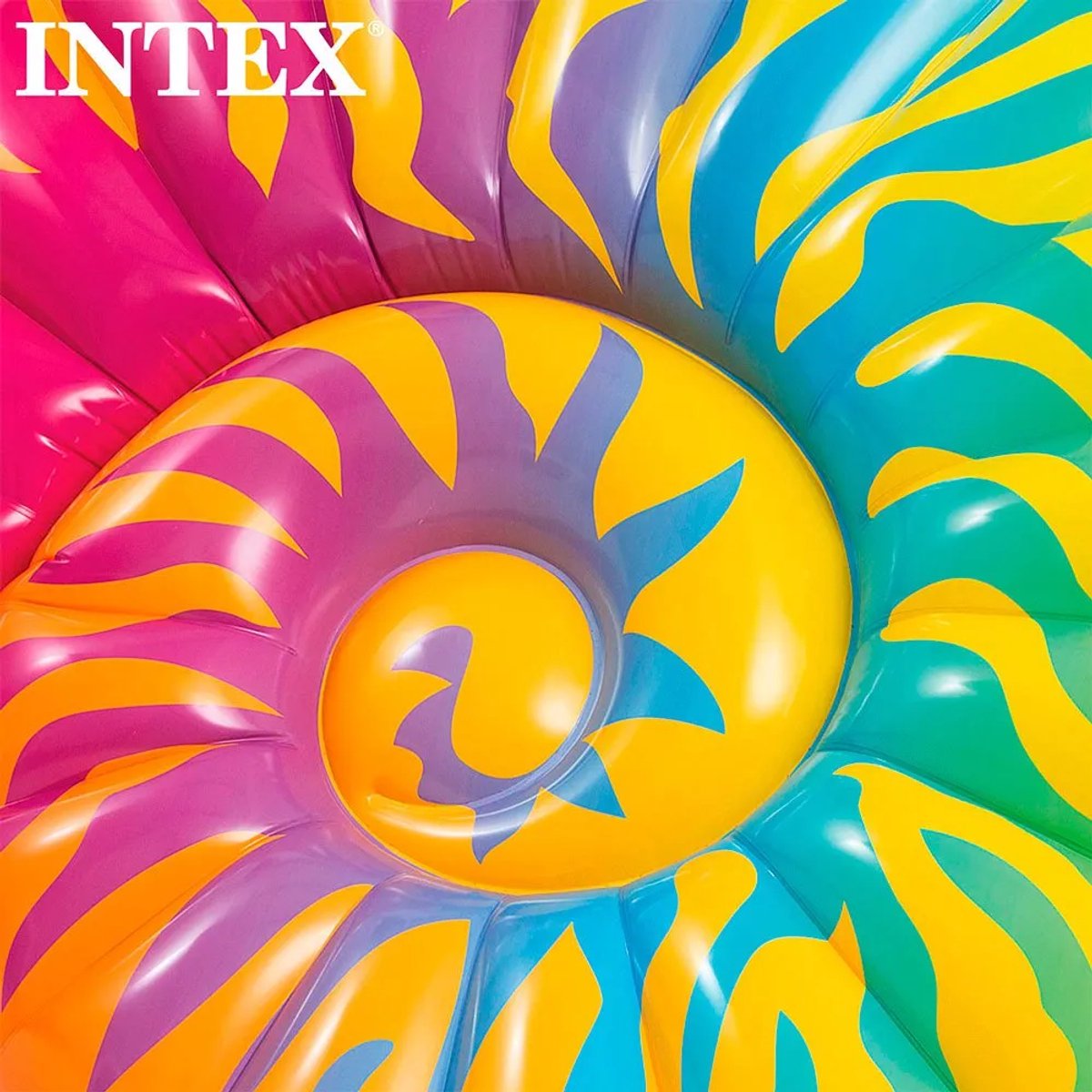 Intex Luchtbed Seashell 157 X 127 X 25 Cm Vinyl