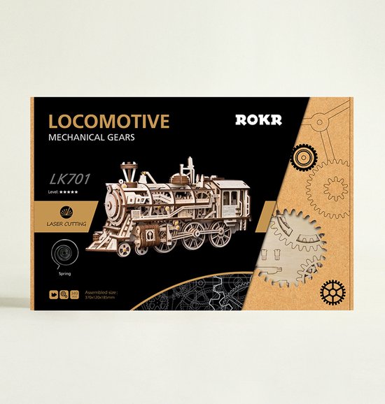 Locomotief hout  LK701