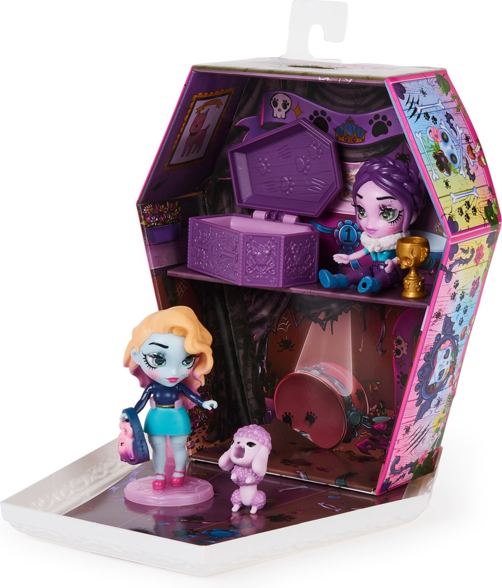 Zombaes Forever - Wild Vibes lBest in Show-set met zombiepoppen en accessoires 2 unieke poppen 2 huisdieren en meer