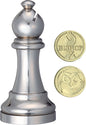 Cast Chess Puzzle - Bishop - Silver
