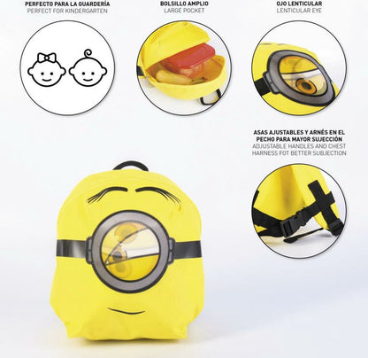 Kinderrugzak Minions Geel (9 x 20 x 27 cm)