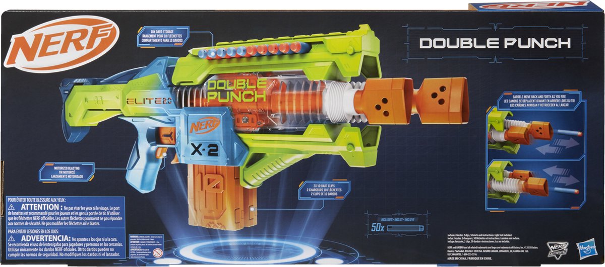 Nerf Elite 2.0 Double Punch - Blaster