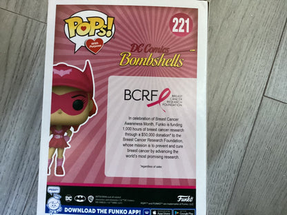 Funko Pop: DC Comics Bombshells - Batwoman 221 - Funko Exclusive - Breast Cancer Research Foundation (pink ribbon)