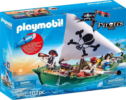 Piratenschuit met onderwatermotor - 70151