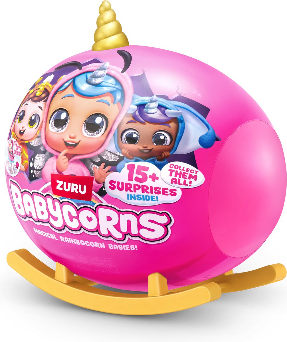 Zuru Rainbocorn babycorn surprise klein magisch speelgoed verrassing.