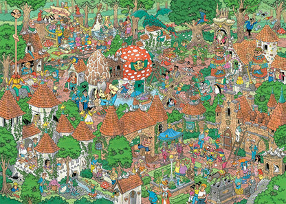 Jan van Haasteren - Efteling - Sprookjesbos - 1000 stukjes puzzel - Legpuzzel volwassenen