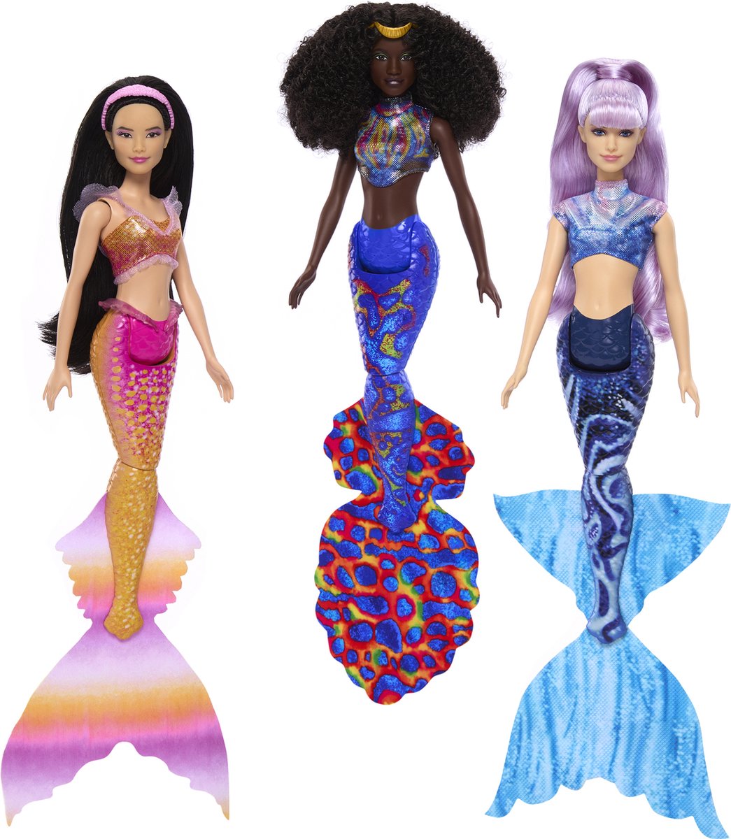 Disney Princess De Kleine Zeemeermin Ariël en Zussen - Zeemeerminpop