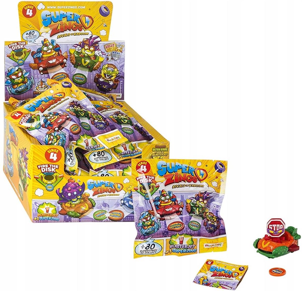 SuperZings Blindbag - Blaster Jet met Superzing figuur - Series 4