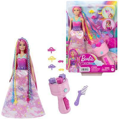 Barbie Dreamtopia Haarverzorgings pop - Barbiepop
