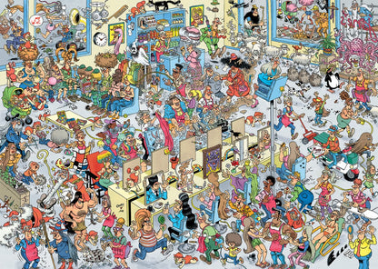Jan van Haasteren - Bij de Kapper Puzzel 1000 Stukjes