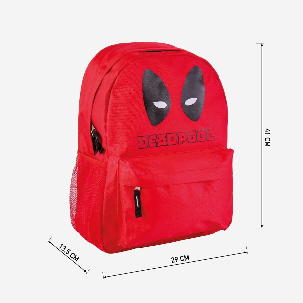 Schoolrugzak Deadpool Rood (30 x 41 x 14 cm)