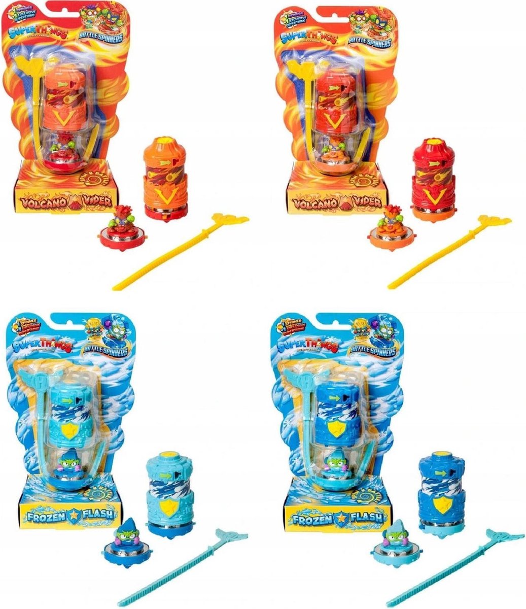 SuperThings Battle Spinners met exclusief actiefiguur - win een episch gevecht
