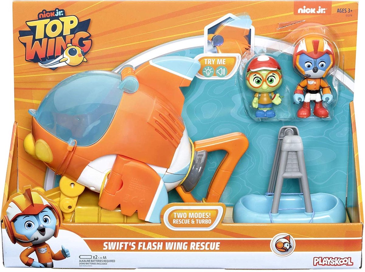 Playskool Swift's Flash Wing Reddingsactie Top Wing