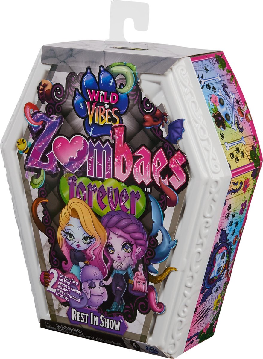 Zombaes Forever - Wild Vibes lBest in Show-set met zombiepoppen en accessoires 2 unieke poppen 2 huisdieren en meer