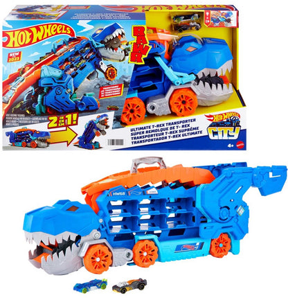 Hot Wheels - City Ultieme Dino Hauler Vrachtwagen - 1:64 - Speelgoedvoertuig