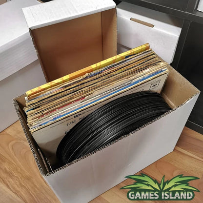 Comic book collectors box - Stripdoos-verhuisdozen-archiefdoos-boekendoos-platendoos-kartonnen doos (wit)