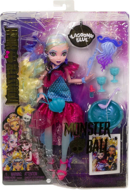 Mattel Monster High Lagoona Blue Monster Ball Feestjurk Pop Roze