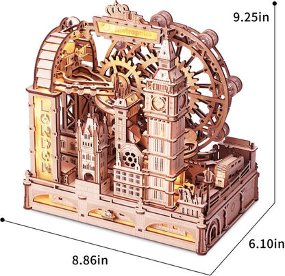 Marble Travel London – Marble Spaceport EGB01 – Houten Knikkerbaan