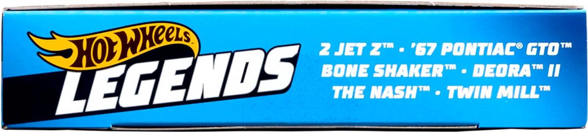 Mattel - Hot Wheels Legends Tour Themed 6 speelgoedvoertuigen