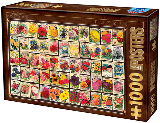 vintage collage bloemen