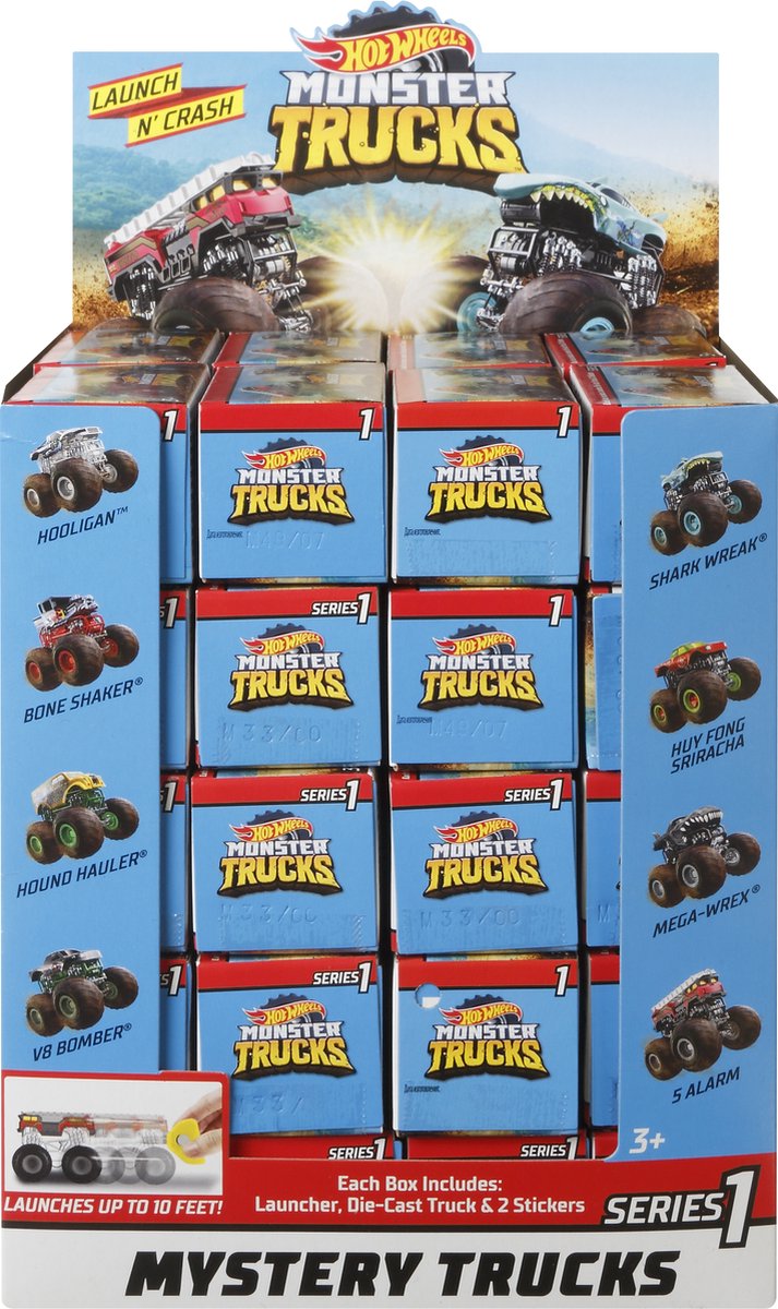 Hot Wheels Verrassingsauto Mystery Truck Jongens Die-cast 4-delig