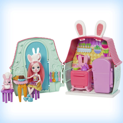 Enchantimals Speelset Bree Bunny Meisjes 15,2 Cm Roze 18-delig