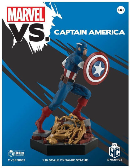 Eaglemoss Publications Ltd. Captain America Beeld/figuur Captain America 13 cm Marvel VS. Resin Statue 1/16 Multicolours