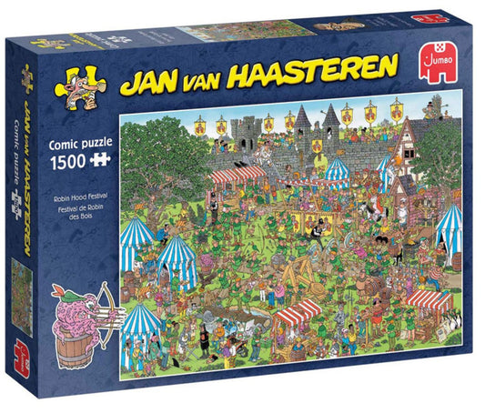 Jan van Haasteren - Robin Hood Festival - 1500 stukjes - Puzzel - Legpuzzel