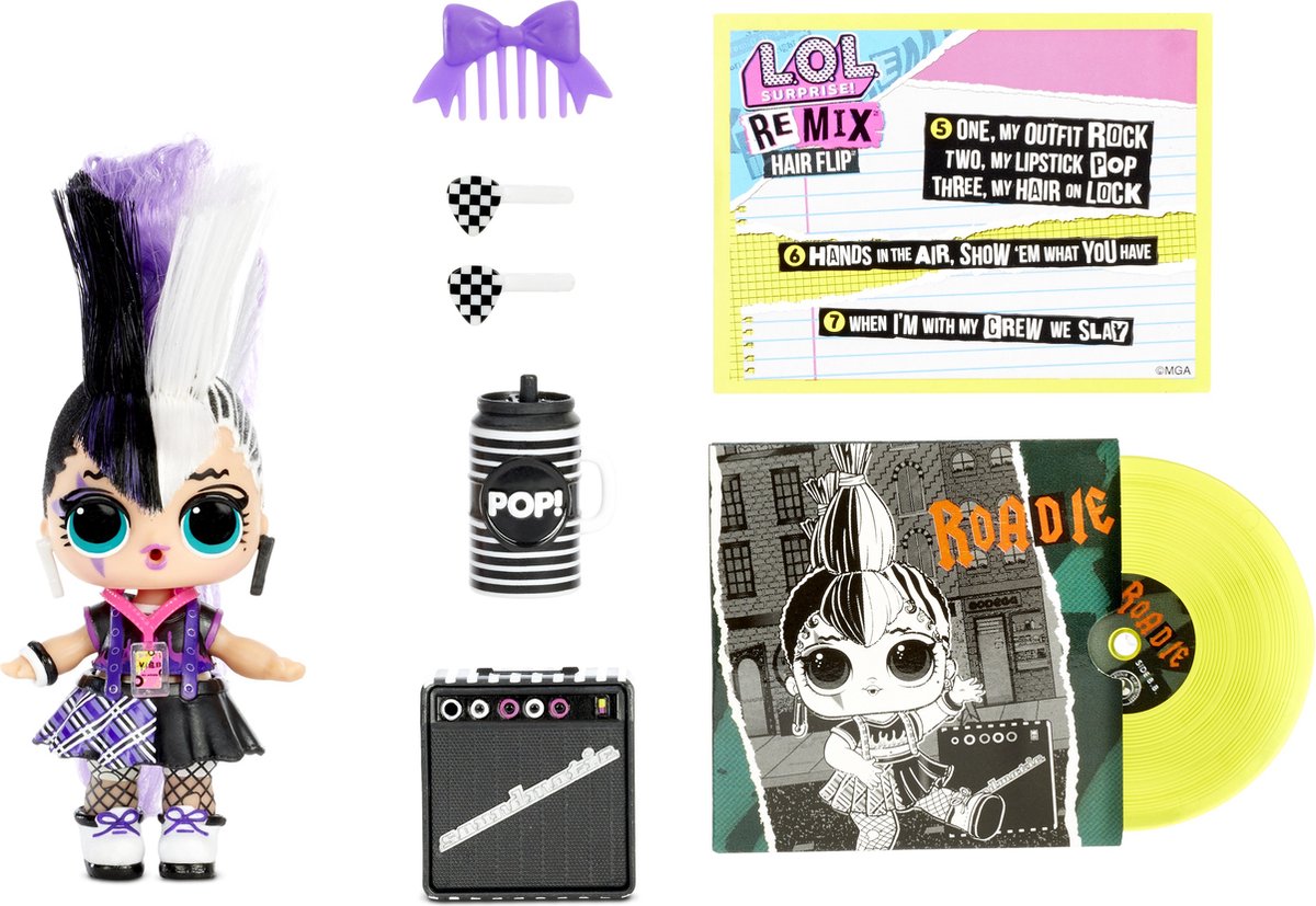 L.O.L. Surprise! Remix Hairflip Tots Serie A - Minipop