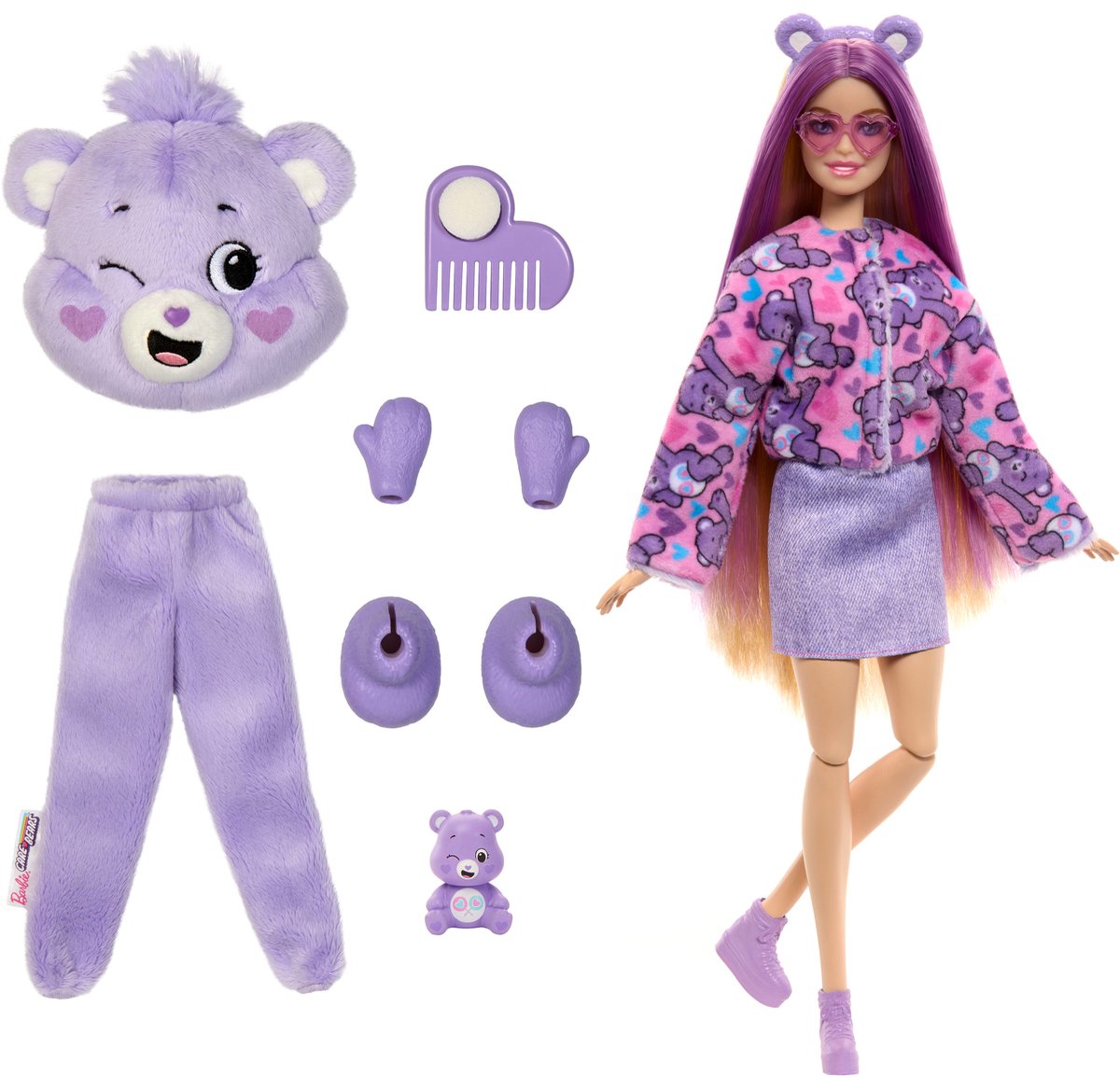 Barbie Troetelbeertjes Cutie Reveal Pop Assortiment, Modepop, Vrouw, 3 jaar, Jongen/meisje, 303 mm, 280 g