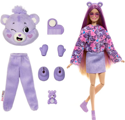 Barbie Troetelbeertjes Cutie Reveal Pop Assortiment, Modepop, Vrouw, 3 jaar, Jongen/meisje, 303 mm, 280 g