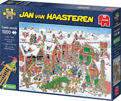 Jan van Haasteren - Het dorp van de Kerstman - 1000 stukjes - Legpuzzel