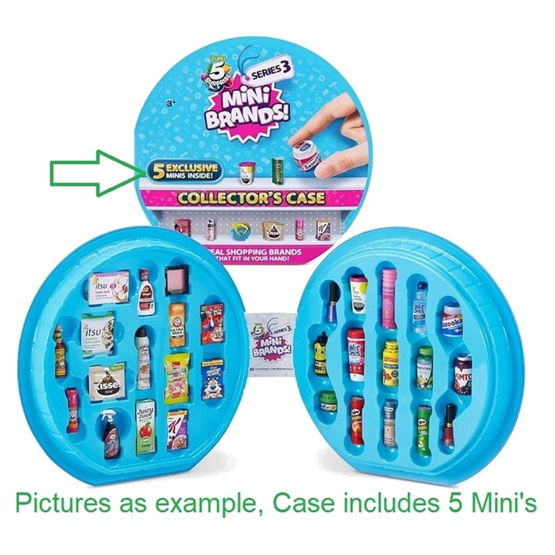 5 Verrassings mini merken Collector's case Serie 2