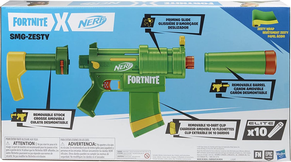 Nerf Fortnite Smg Zesty