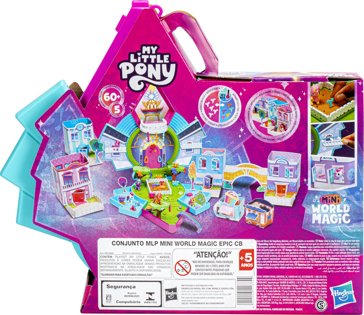 My Little Pony Mini World Magic Epic Mini Crystal Brighthouse, Gebouw, 5 jaar, Meerkleurig