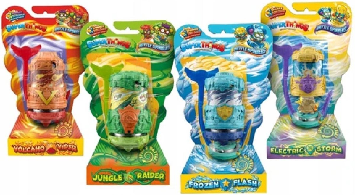 SuperThings Battle Spinners met exclusief actiefiguur - win een episch gevecht