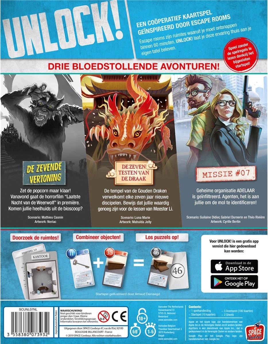 Unlock! 7: Epische Avonturen - Escape Room Spel