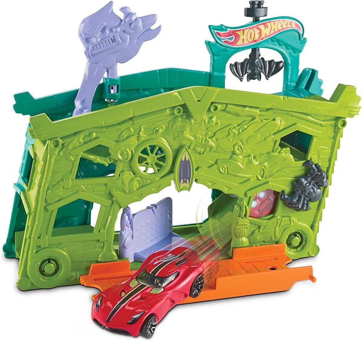 Hot Wheels Ghost Garage Racebaan - Hot wheels Autootjes Baan