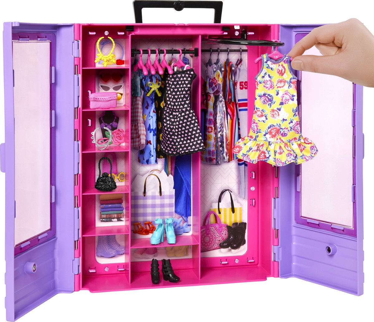 Barbie Super Kledingkast - Barbiepop - Barbie kleertjes