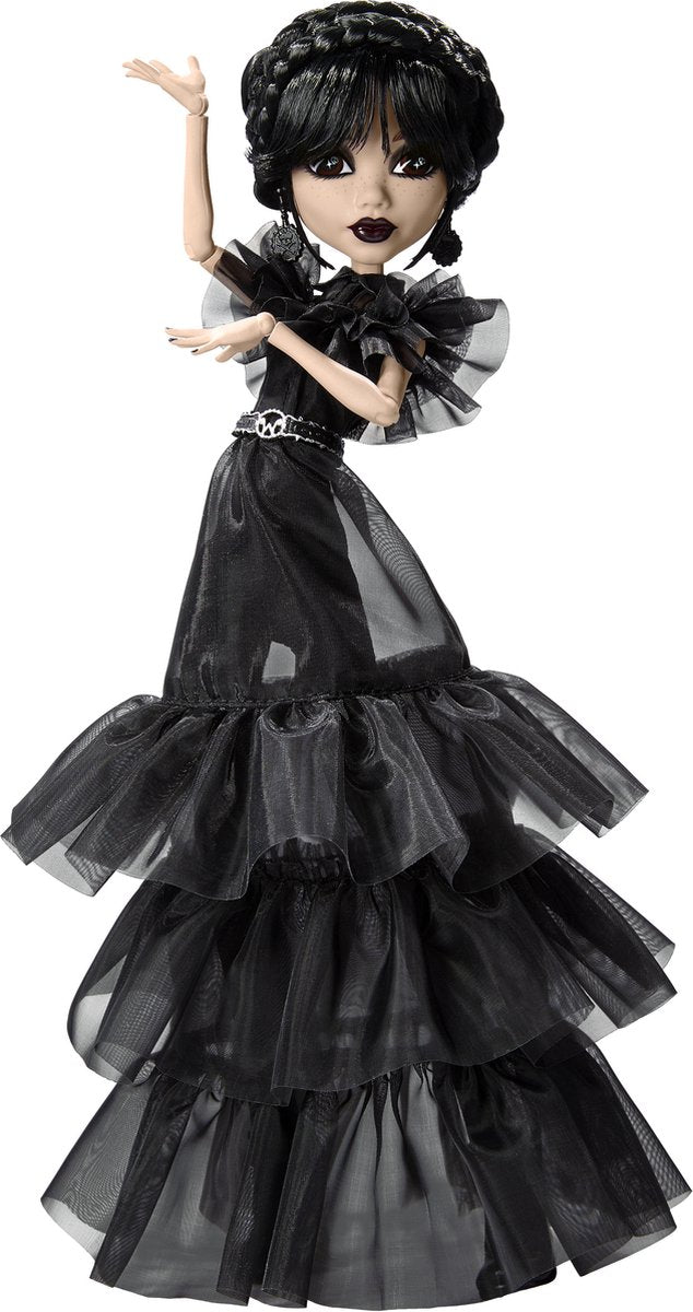 Mattel - Monster High Wednesday Addams Rave N Wednesday Black Dress