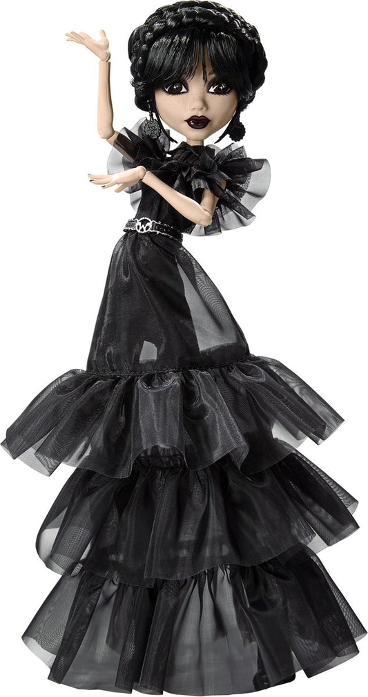 Mattel - Monster High Wednesday Addams Rave N Wednesday Black Dress