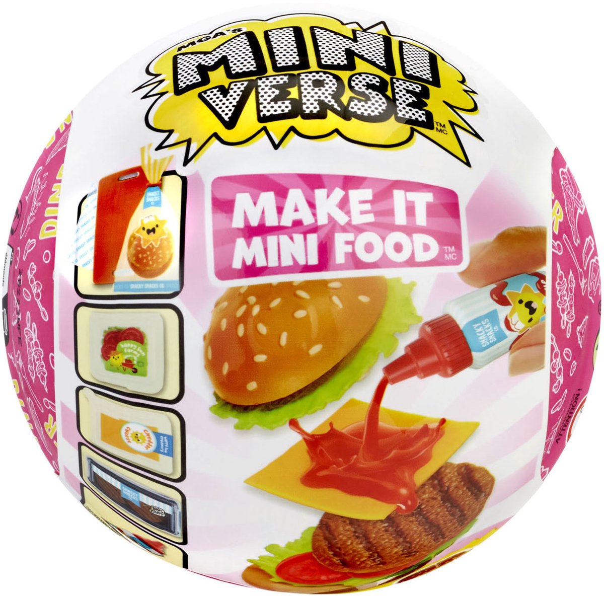 Miniverse Make It Mini Foods - Diner Series 3A - Knutselset