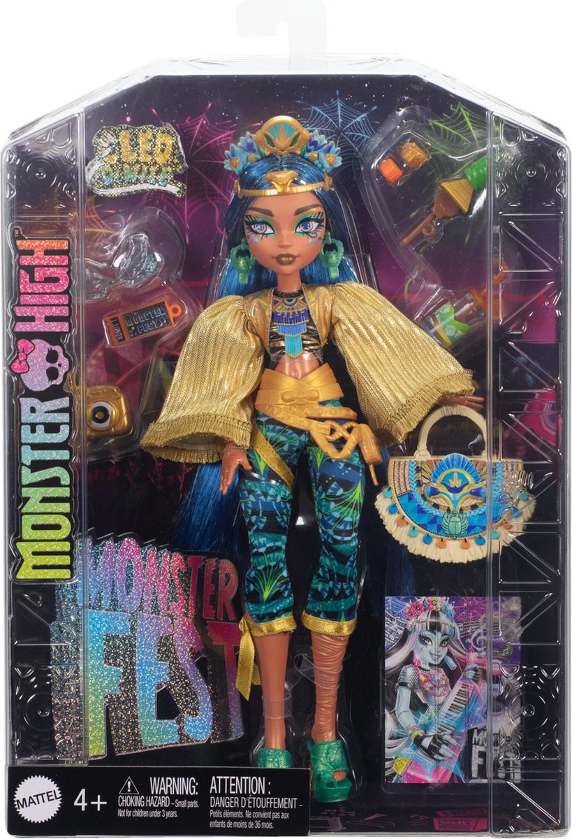 Monster High Fest Cleo-pop Veelkleurig