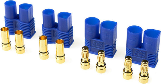Revtec - Connector - EC-3 - Goudcontacten - Man. + Vrouw. - 2 paar
