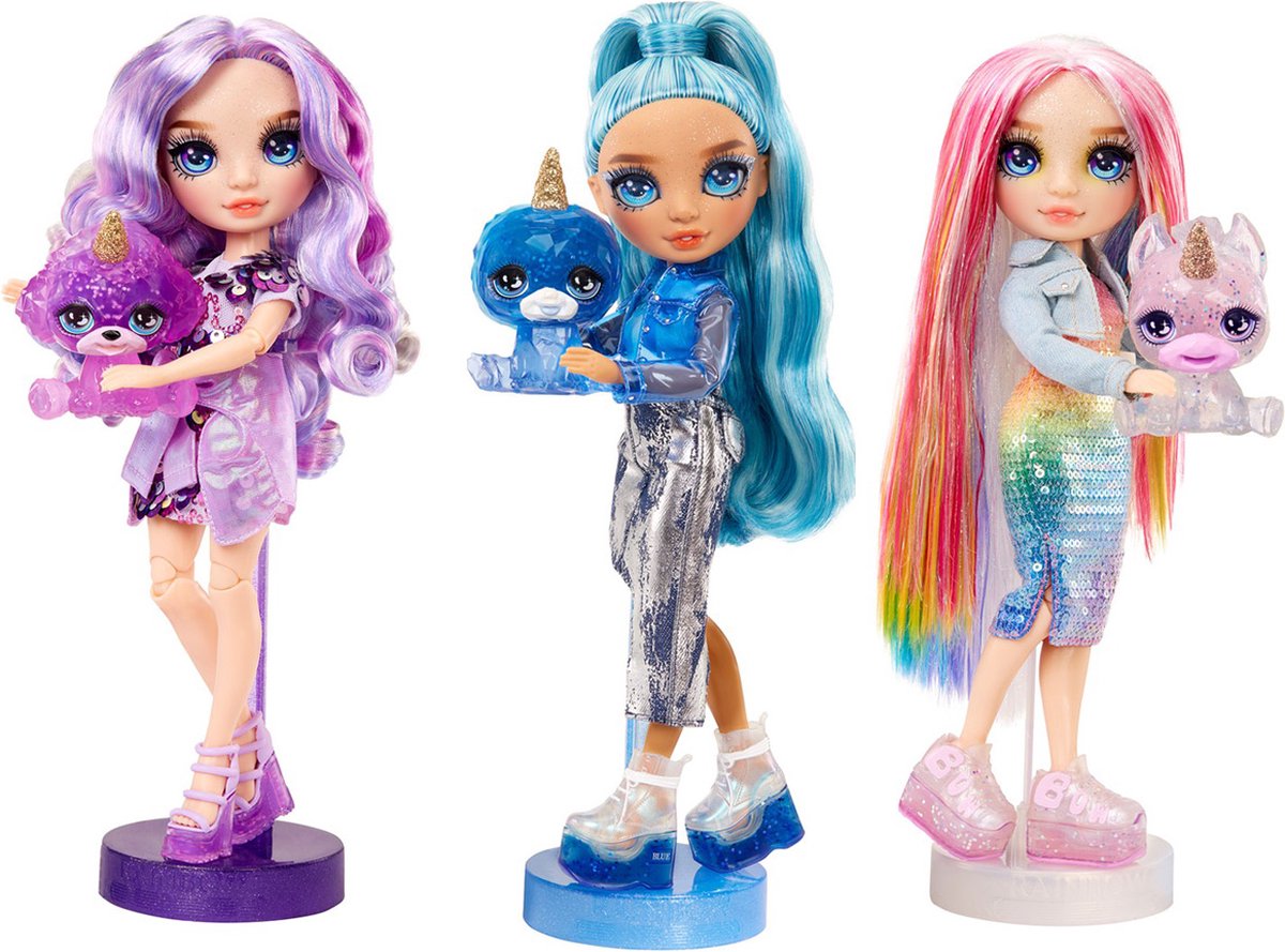 Rainbow High Klassieke Modepop - Verrassingsitem - Met slijmset en diertje