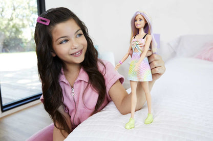 Barbie Fashionistas Pop - Blond - Tie-Dye Jurk - Pop