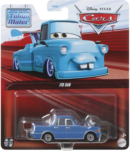 Disney Pixar Cars Disney and Pixar Cars Ito San, Auto, 3 jaar, Metaal, Blauw