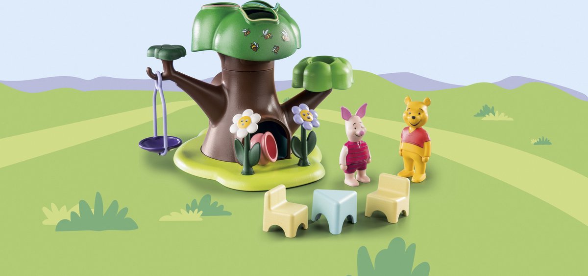 PLAYMOBIL 1.2.3 & Disney Winnie de Poeh Boomhut - 71316