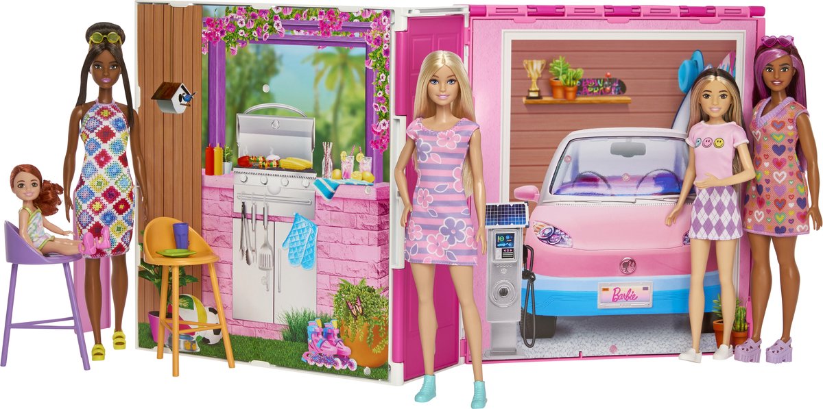 Barbie 65 jaar Vakantiehuis - Barbiepop - Poppenhuis