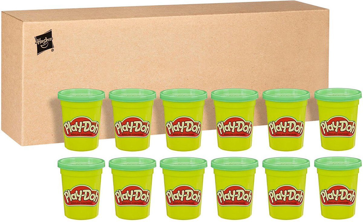 Play-Doh Groene Klei - 12 Potjes